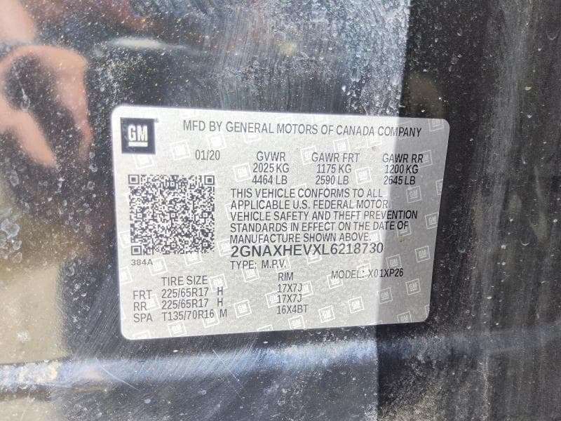 2020 CHEVROLET EQUINOX LS 13