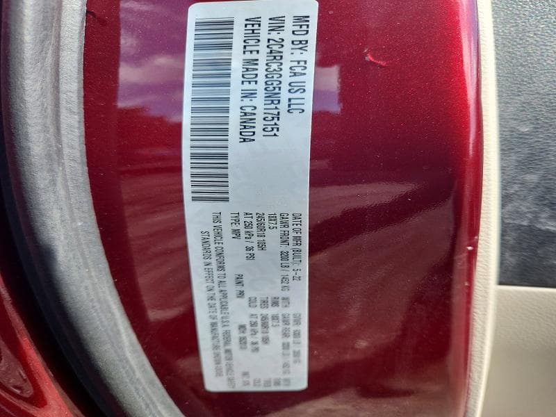 2022 CHRYSLER PACIFICA LIMITED 13