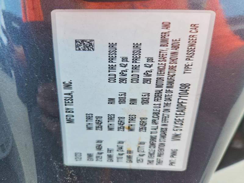 2023 TESLA MODEL 3 13