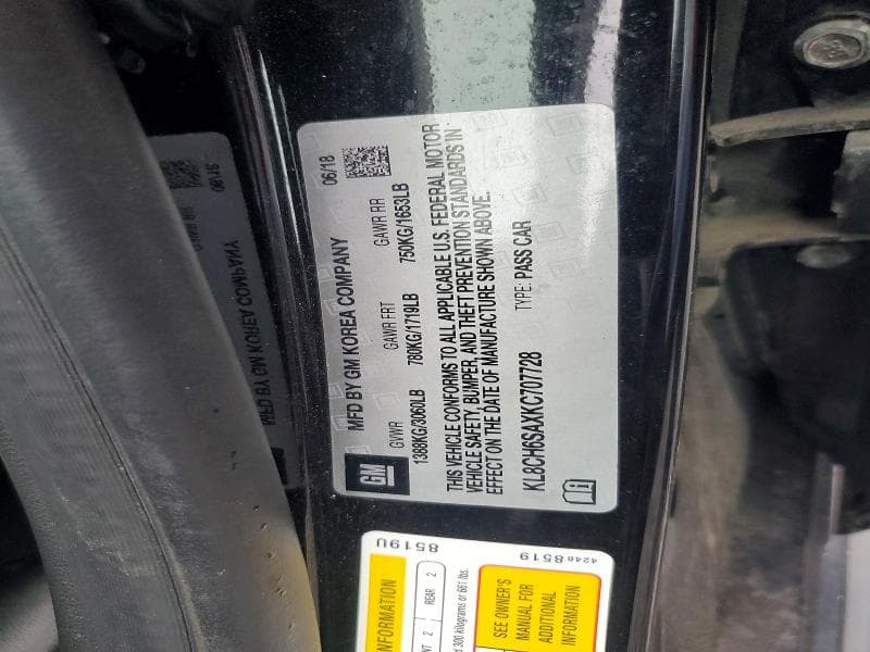 2019 CHEVROLET SPARK ACTIV 13