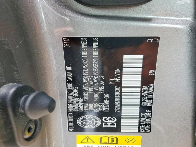 2017 LEXUS RX 350 BASE 12