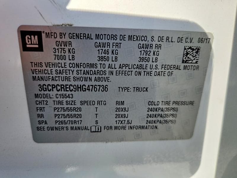 2017 CHEVROLET SILVERADO C1500 LT 12