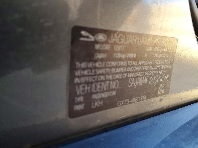 2018 JAGUAR XE S 12