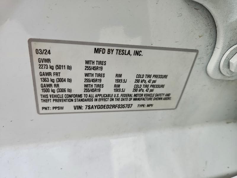 2024 TESLA MODEL Y 13