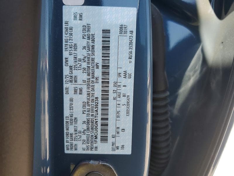 2026 FORD ESCAPE ACTIVE 12