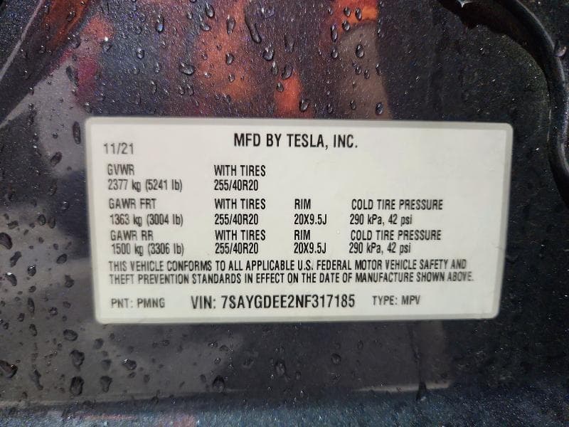 2022 TESLA MODEL Y 13