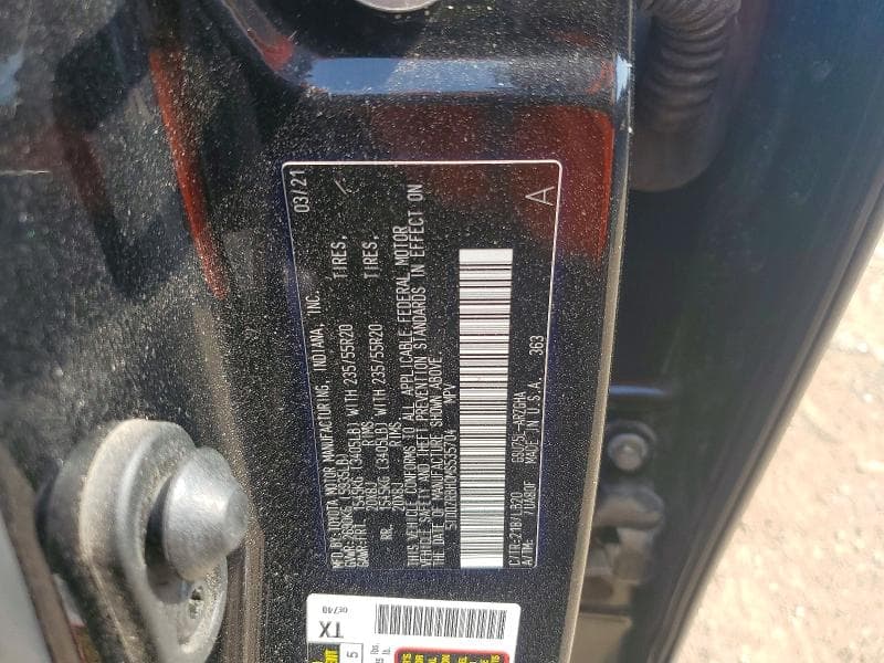 2021 TOYOTA HIGHLANDER LIMITED 13