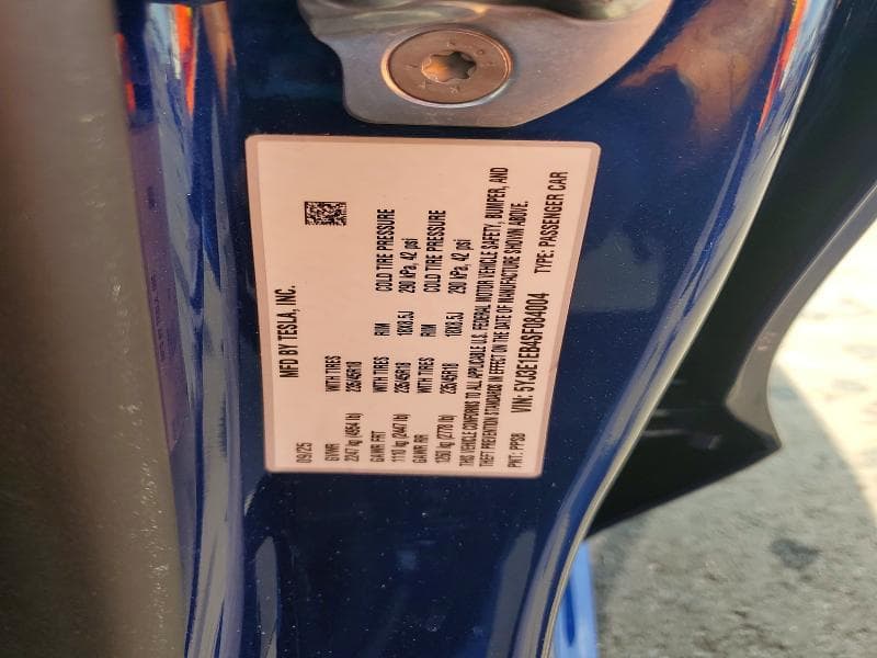 2025 TESLA MODEL 3 13