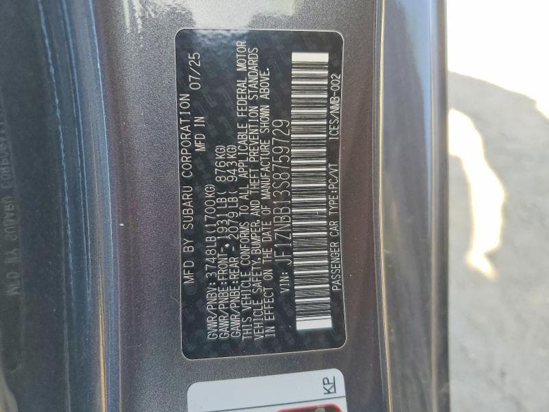 2025 TOYOTA GR86 BASE 12