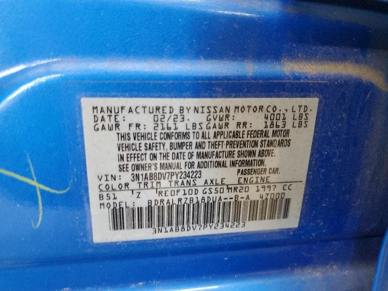 2023 NISSAN SENTRA SR 12