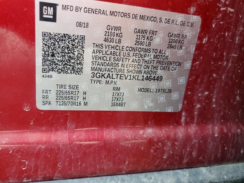 2019 GMC TERRAIN SLE 13