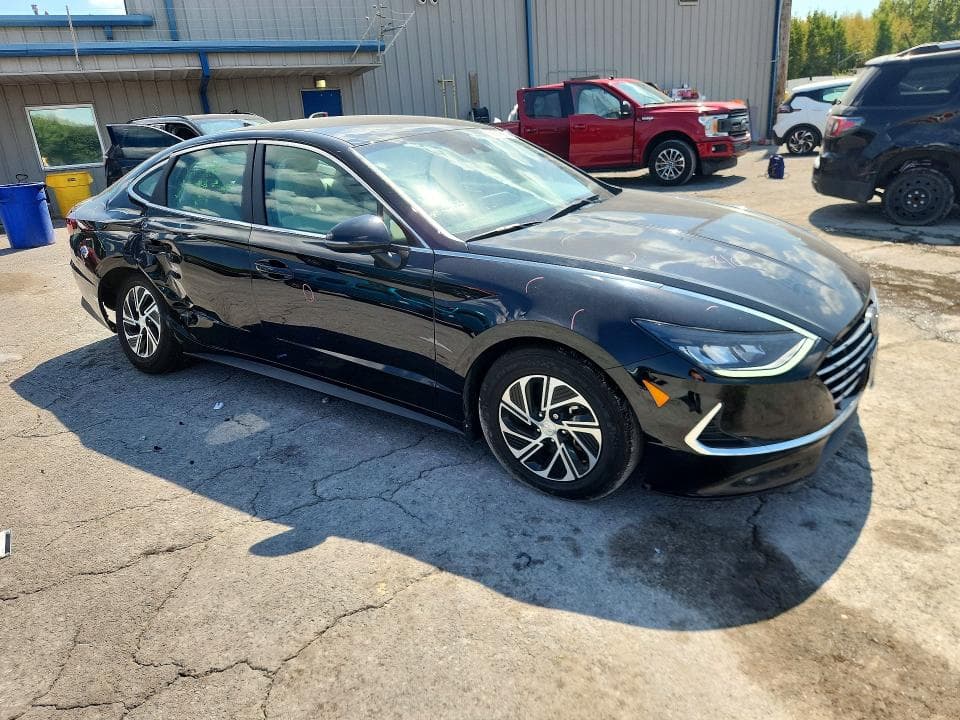 2022 HYUNDAI SONATA HYBRID BLUE 4