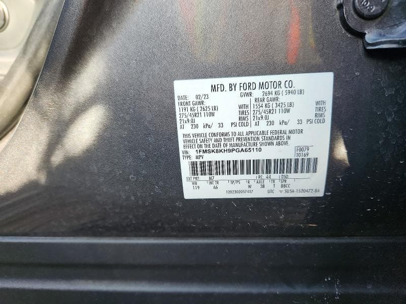 2023 FORD EXPLORER ST-LINE 13