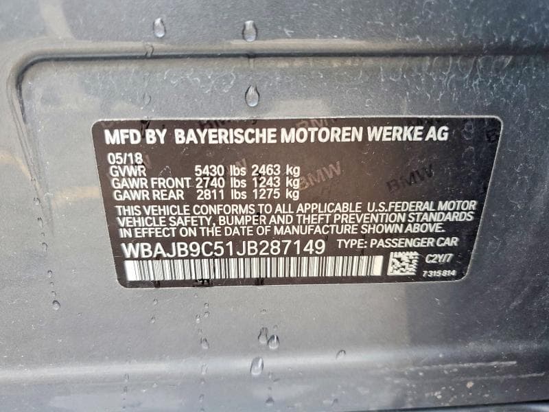 2018 BMW M550XI 12