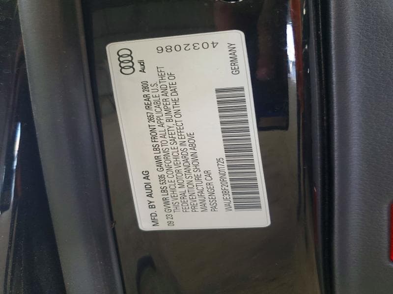 2024 AUDI A6 PREMIUM PLUS 12