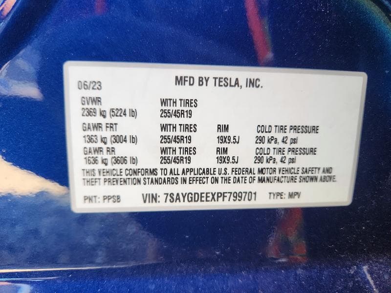 2023 TESLA MODEL Y 13