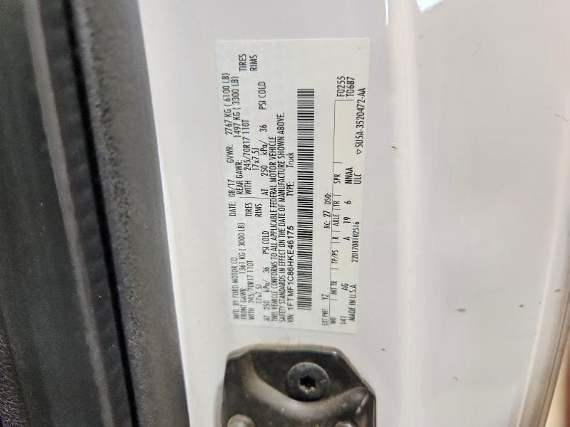2017 FORD F150 12