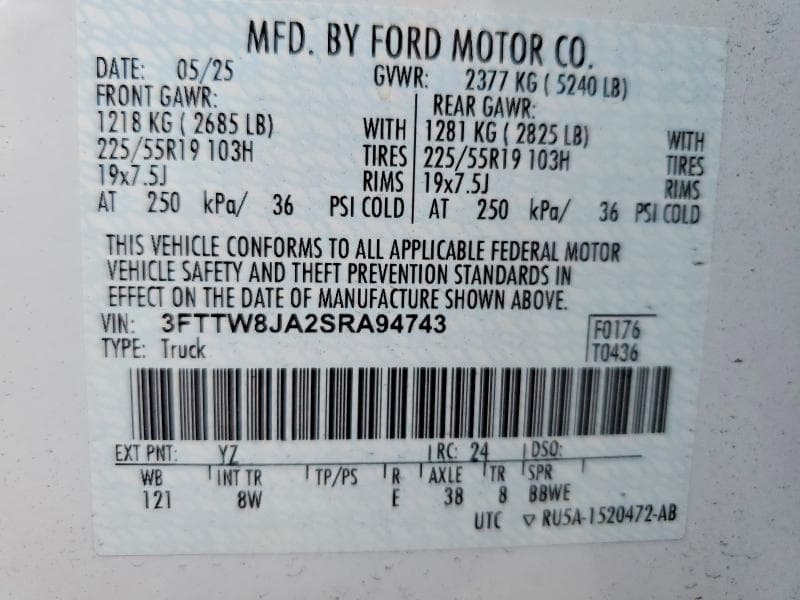 2025 FORD MAVERICK XLT 13