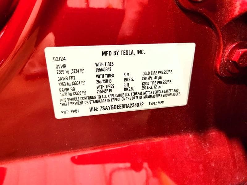 2024 TESLA MODEL Y 13