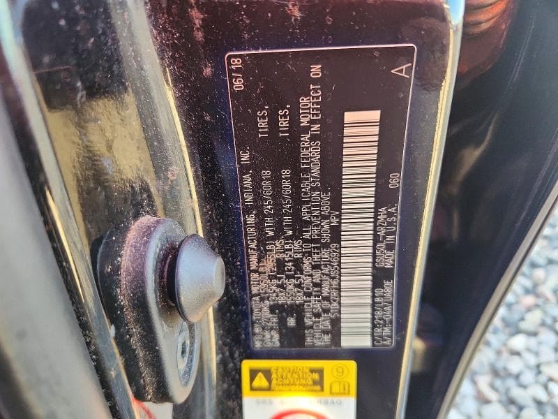 2018 TOYOTA HIGHLANDER XLE 13