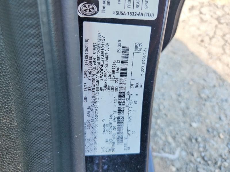2018 FORD FIESTA SE 12