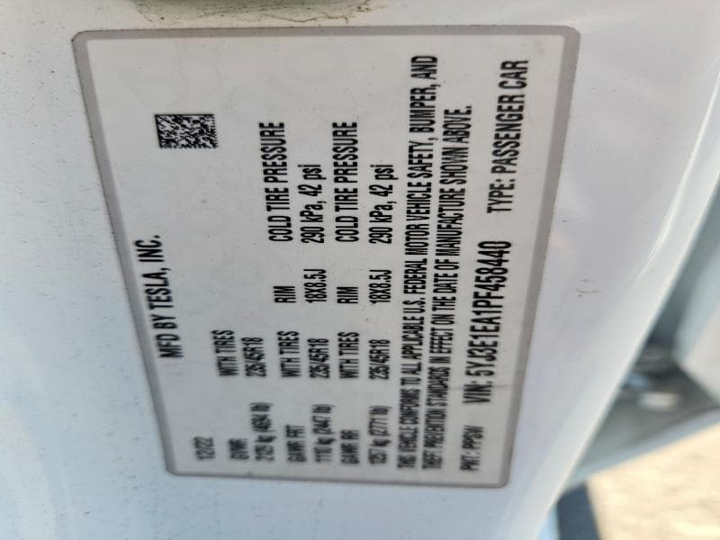 2023 TESLA MODEL 3 12