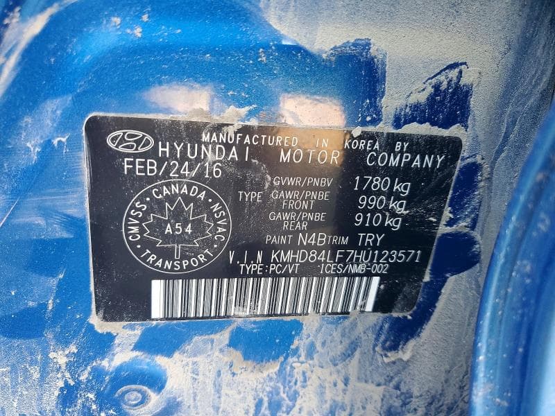 2017 HYUNDAI ELANTRA SE 12