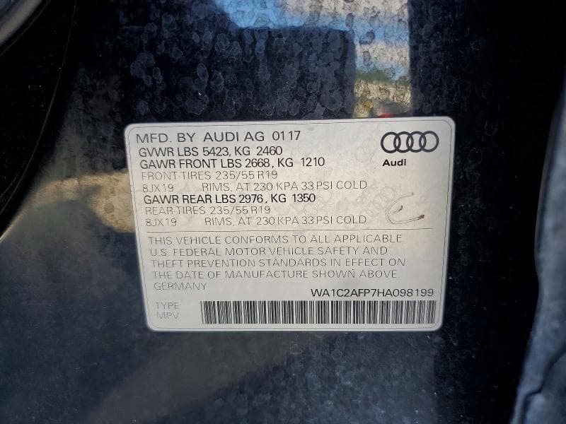 2017 AUDI Q5 PREMIUM 13