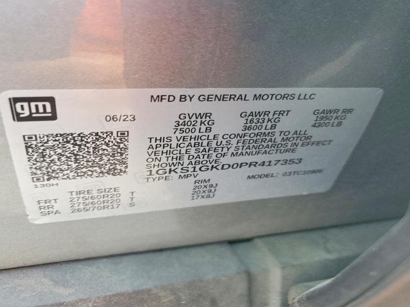 2023 GMC YUKON XL C1500 SLT 14