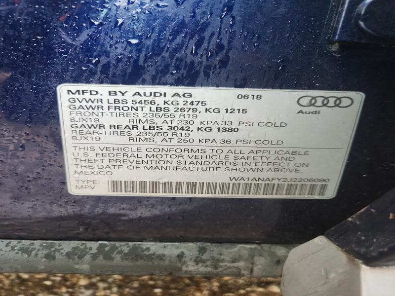 2018 AUDI Q5 PREMIUM 12