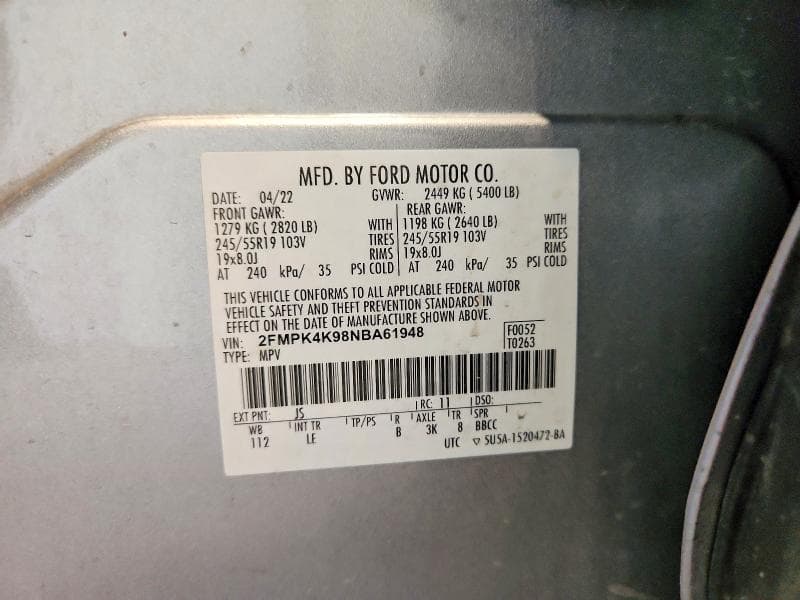 2022 FORD EDGE TITANIUM 13