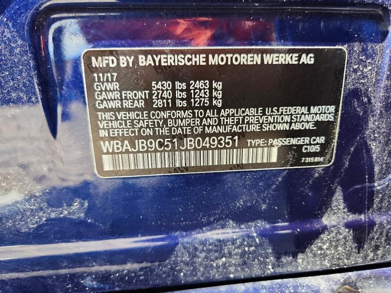 2018 BMW M550XI 13