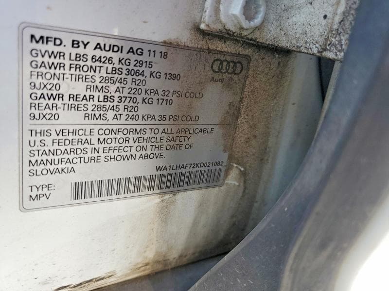 2019 AUDI Q7 PREMIUM PLUS 13
