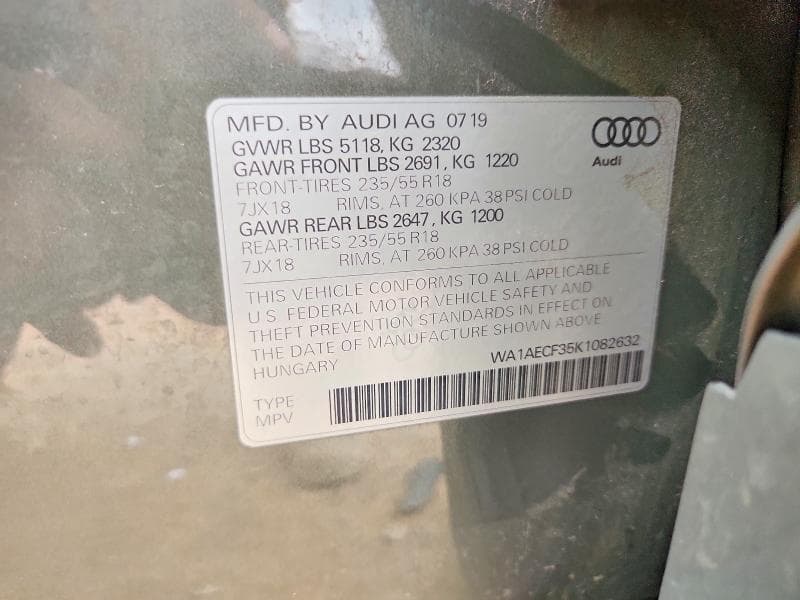 2019 AUDI Q3 PREMIUM 14