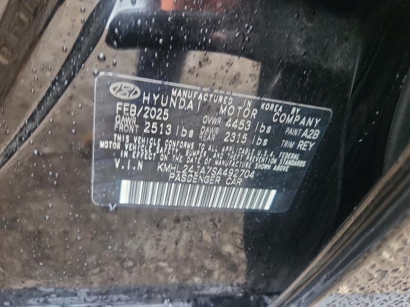 2025 HYUNDAI SONATA SE 12