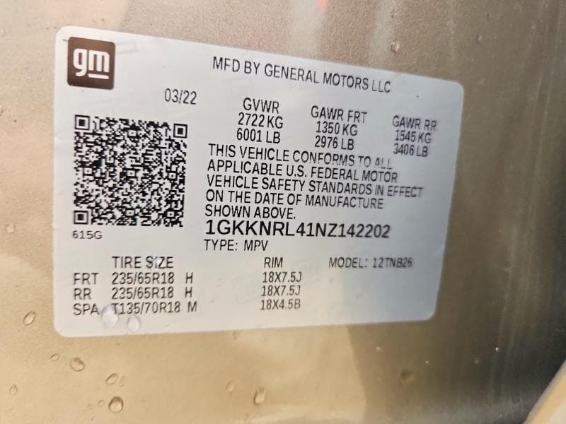 2022 GMC ACADIA SLE 13