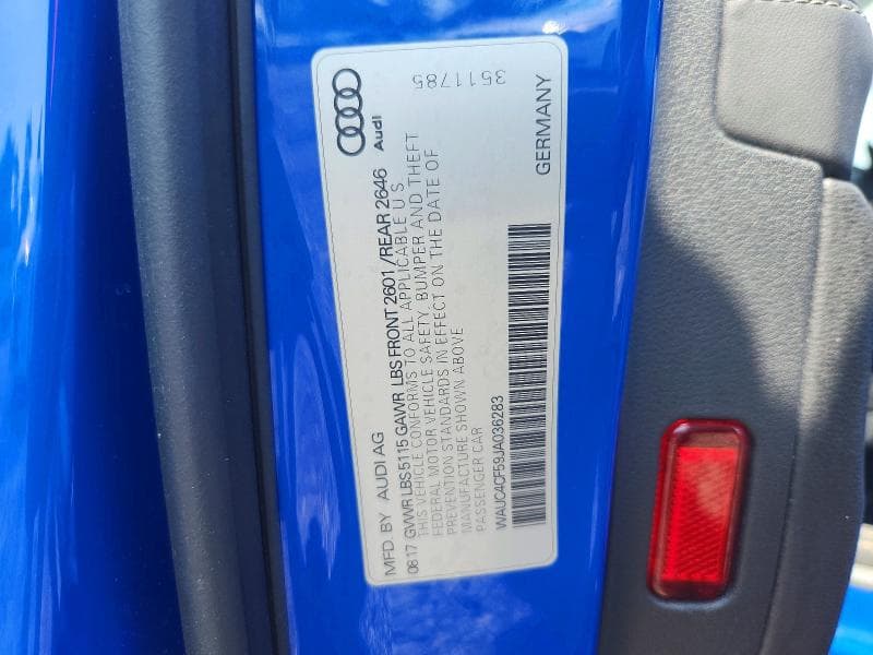 2018 AUDI S5 PRESTIGE 13
