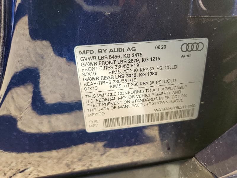 2020 AUDI Q5 PREMIUM 13