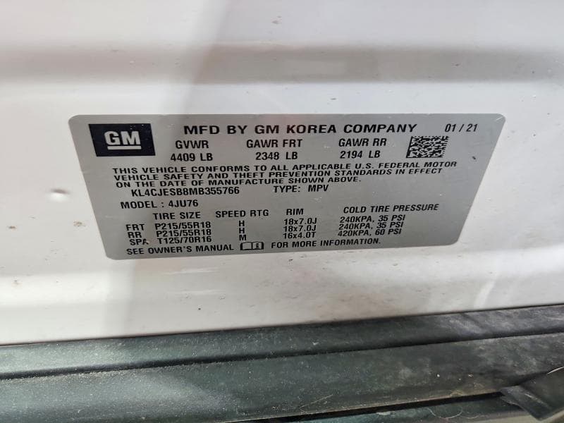 2021 BUICK ENCORE PREFERRED 13