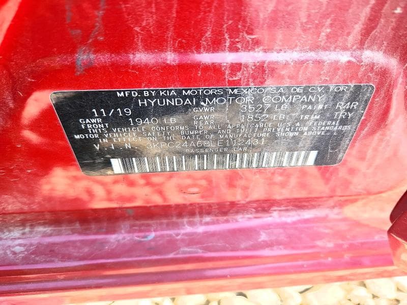 2020 HYUNDAI ACCENT SE 12