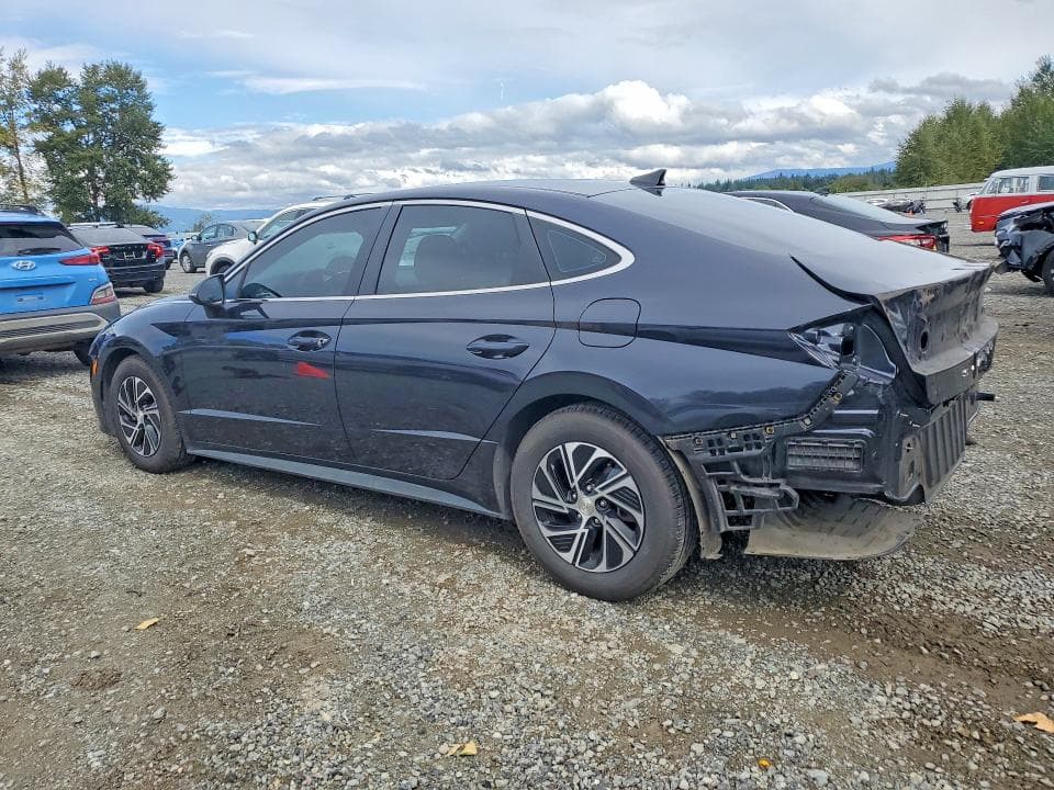 2022 HYUNDAI SONATA HYBRID BLUE 2
