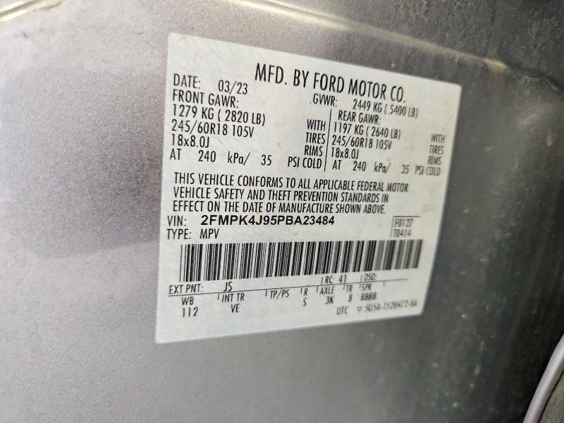 2023 FORD EDGE SEL 13