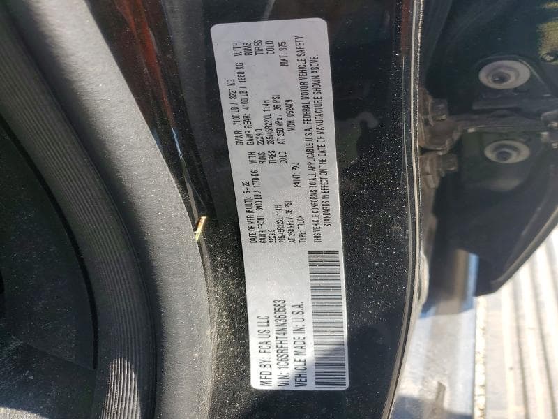 2022 RAM 1500 LIMITED 12