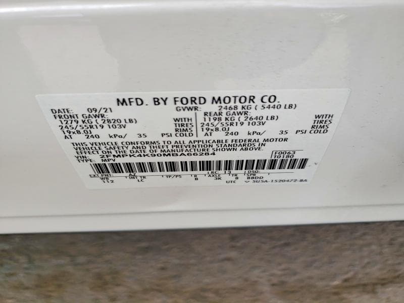 2021 FORD EDGE TITANIUM 12