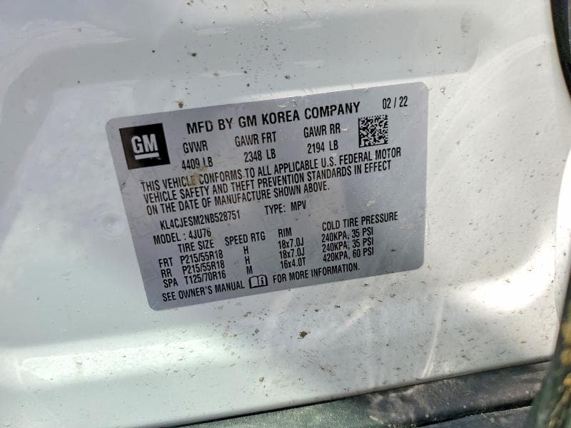 2022 BUICK ENCORE PREFERRED 13