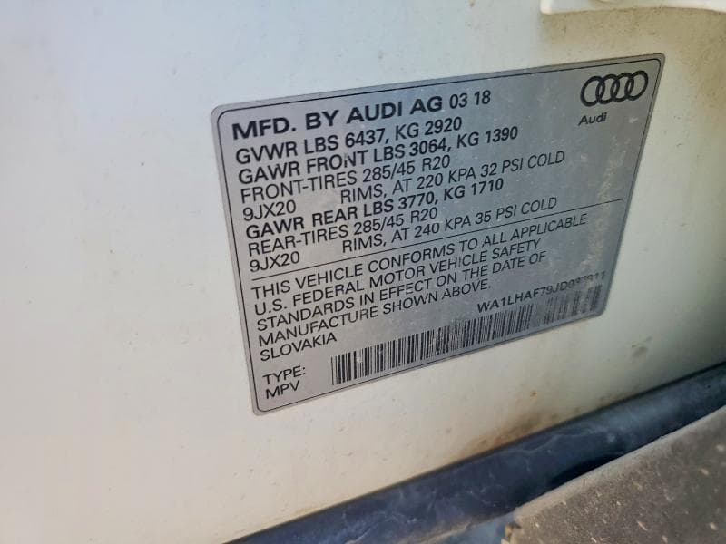 2018 AUDI Q7 PREMIUM PLUS 13