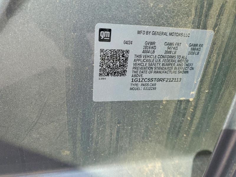 2024 CHEVROLET MALIBU LS 12