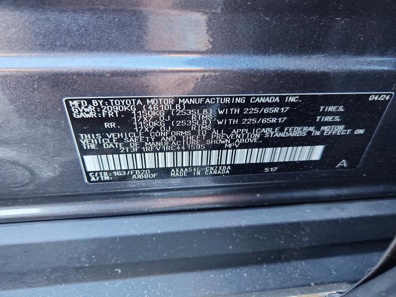 2024 TOYOTA RAV4 LE 14