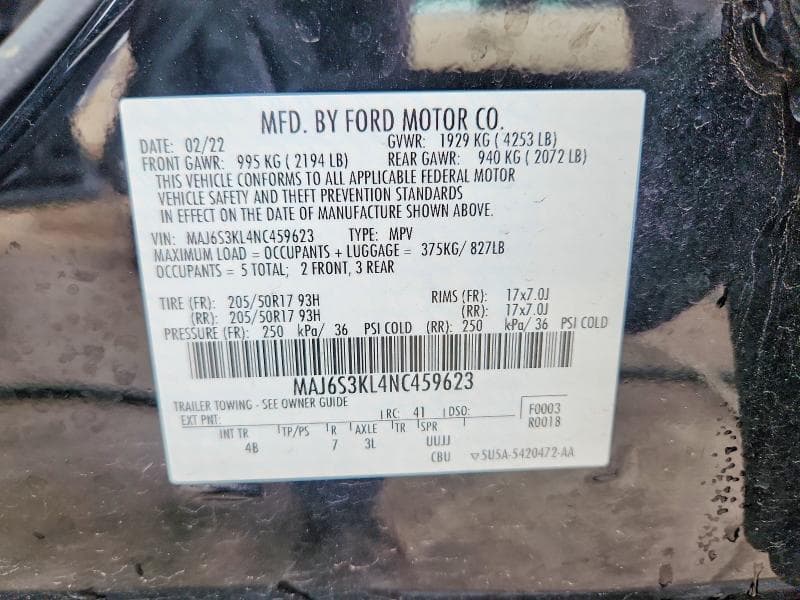 2022 FORD ECOSPORT TITANIUM 13