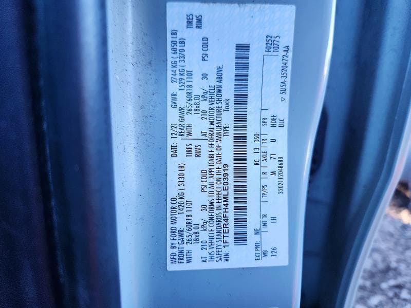 2021 FORD RANGER XL 13